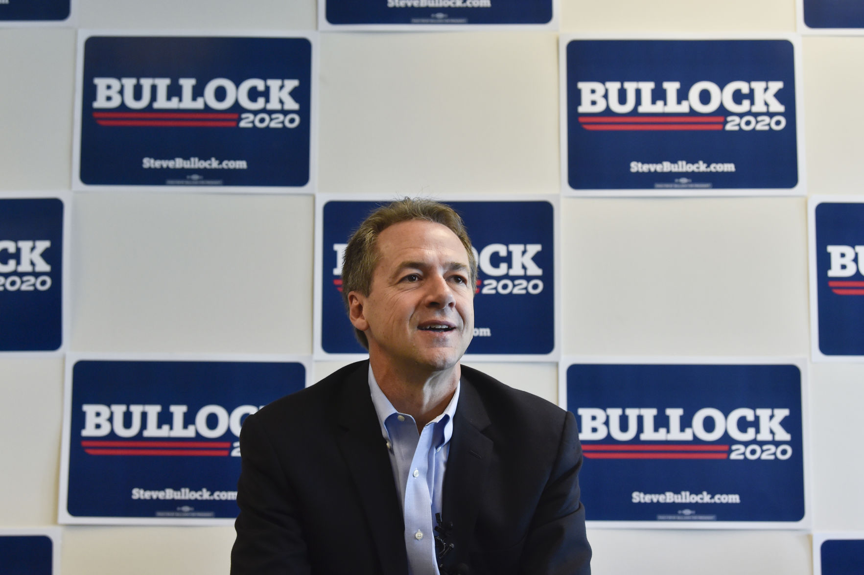 Gov. Steve Bullock, Democratic presidential candidate, holds a roundtable discussion